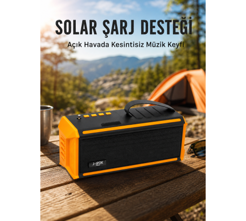 J-IPOX P520 Taşınabilir Bluetooth Hoparlör Güçlü Ses + Radyo Yeni Nesil