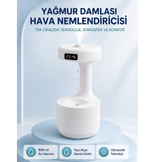 Anti Yerçekimi Su Damlası Hava Nemlendirici 800 ml Ultrasonik Aroma Difüzör