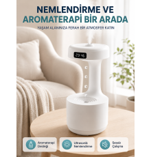 Yağmur Damlası Hava Nemlendirici Ultrasonik Buhar Makinesi 800 ml Aroma Difüzör