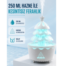 Şans Ağacı LED Işıklı Ultrasonik Buhar Makinesi Esansiyel Yağ Aroma Yayıcı
