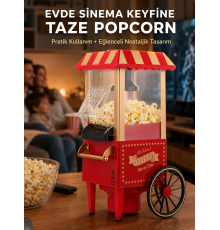 Yağsız Popcorn Makinesi Sıcak Hava ile Hızlı Patlatma