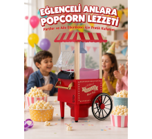 Sıcak Hava Teknolojili Yapışmaz Popcorn Makinesi