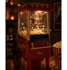 Yağsız Mısır Patlatma Makinesi Sıcak Hava Popcorn Makinesi Nostaljik Tasarım