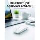 Bluetooth Kablosuz Wireless Mouse Şarjlı Sessiz Ergonomik 5000 DPI Fare