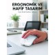 Profesyonel Kablosuz Bluetooth Mouse Çift Modlu Şarjlı Ergonomik Fare