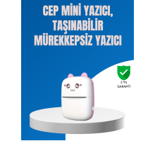 Mini Bluetooth Termal Yazıcı 1200mAh Şarjlı Taşınabilir