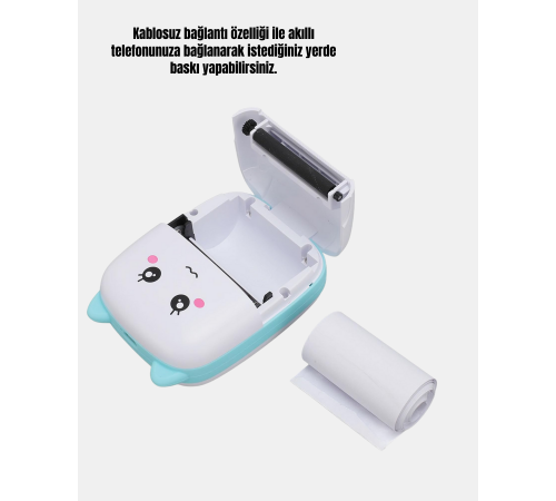 Mürekkepsiz Baskı Teknolojili Bluetooth Cep Yazıcısı