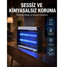 UV Işıklı Elektrikli Sinek ve Uçan Haşere Öldürücü Ev, Ofis ve İşletmeler İçin