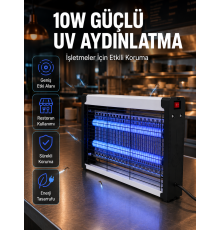 Elektrikli UV Sinek Öldürücü Lamba 10W Sessiz ve Kimyasalsız Haşere Kontrol Cihazı