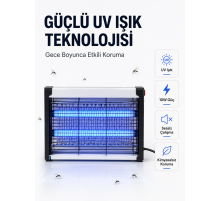 Elektrikli UV Böcek ve Sivrisinek Öldürücü Restoran, Kafe ve Ev Kullanımına Uygun