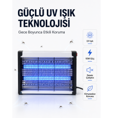 Elektrikli UV Böcek ve Sivrisinek Öldürücü Restoran, Kafe ve Ev Kullanımına Uygun