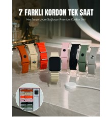Bluetooth Konuşmalı Akıllı Saat 7 Farklı Kordonlu iOS ve Android Uyumlu Akıllı Kol Saati