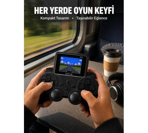 Taşınabilir Dijital Oyun Konsolu 520 Dahili Oyun TV Bağlantı Destekli