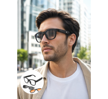 Yapay Zekâ Destekli Akıllı Gözlük Değiştirilebilir Manyetik Lens Bluetooth Bağlantı ve Dokunmatik Kontrol