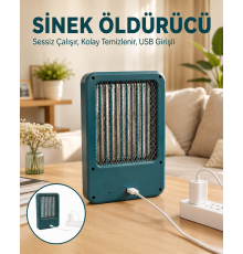 USB Girişli Sessiz Çalışan Sinek ve Böcek Öldürücü Cihaz
