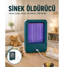 USB Sinek Öldürücü Cihaz Pratik Temizlik Özellikli, Sessiz