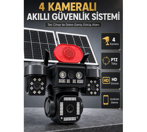 360° Hareket Kabiliyetine Sahip Motorlu PTZ Kamera ile Akıllı Takip ve Geniş Görüş Deneyimi