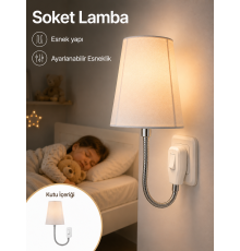 Gece Aydınlatması Soket Lamba Prize Takılma Özellikli