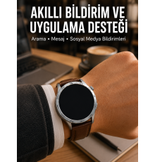 3 Kordonlu Bluetooth Görüşme Özellikli Akıllı Saat Seti