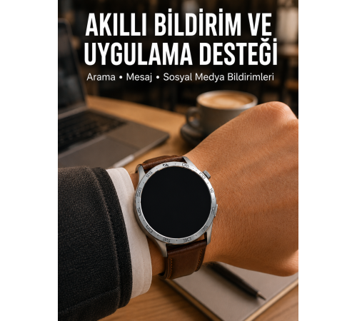 3 Kordonlu Bluetooth Görüşme Özellikli Akıllı Saat Seti