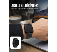 Dokunmatik AMOLED Akıllı Saat Nabız Uyku ve Spor Takip Özellikli