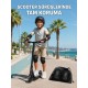 Çocuk Kaykay Paten Scooter Bisiklet Koruyucu Dizlik Seti 2 Adet Siyah