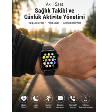 Telefon Görüşmesi Destekli, Nabız Ölçümü ve Uyku Analizi Özelliklerine Sahip Akıllı Saat