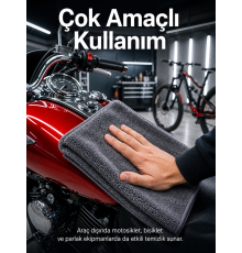 50x70 Mikrofiber Tank Bezi Araç Kurulama ve Oto Bakım Temizlik Bezi Yüksek Su Emici