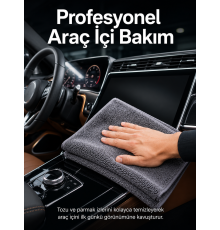 Profesyonel Mikrofiber Araç Kurulama Bezi Çizmez İz Bırakmaz Oto Detay Temizlik Bezi