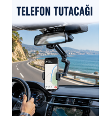 Araç Dikiz Aynası Telefon Tutucu Navigasyon Kullanımına Uygun Telefon Standı