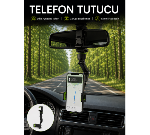 ARAÇ İÇİ TELEFON TUTUCU