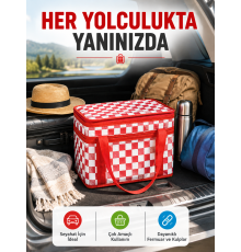 25 Litre Isı Yalıtımlı Termos Çanta Alüminyum Folyo İç Kaplamalı Piknik Çantası