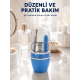 Mavi Tırnak Bakım Seti Çok Amaçlı Manikür Pedikür Kiti