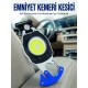 Şarjlı Acil Durum Feneri Elektronik Çakmak Tornavida ve Emniyet Kemeri Kesicili Taşınabilir El Feneri
