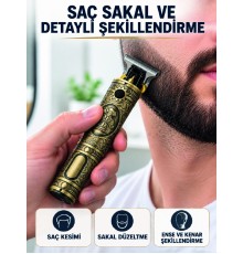 Saç Sakal Ense Düzeltme Makinesi 300 Dakika Çalışma Süreli Şarj Edilebilir