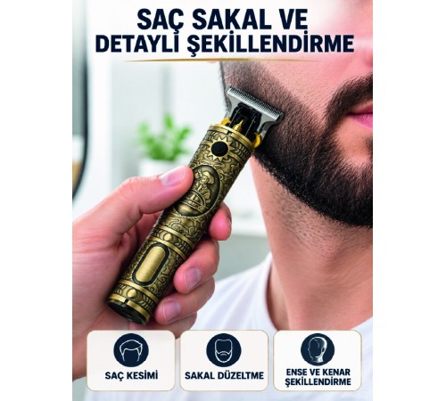 Saç Sakal Ense Düzeltme Makinesi 300 Dakika Çalışma Süreli Şarj Edilebilir