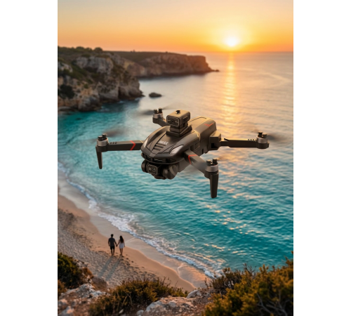 Canlı Görüntü Aktarımlı Çift Kameralı Uzaktan Kumandalı Drone