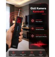 Gizli Kamera, GPS ve RF Sinyal Tespit Cihazı