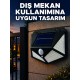 Güneş Enerjisi ile Şarj Olan Hareket Sensörlü 3 Modlu LED Dış Mekan Duvar Aydınlatması