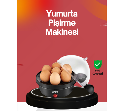 7 Yumurtalık Buharlı Yumurta Pişirme Cihazı Otomatik Kapanma Özellikli