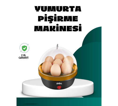 Elektrikli Yumurta Pişirme Makinesi 7 Yumurta Kapasiteli