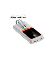 10000 mAh Taşınabilir Şarj Cihazı – Hızlı Şarj, Hafif ve Dayanıklı Tasarım