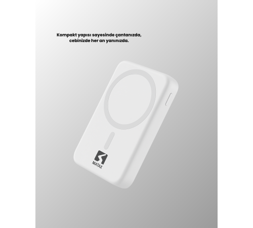 MagSafe Manyetik Powerbank – iPhone İçin Hızlı, Kablosuz ve Güvenli Şarj