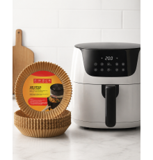 100 Adet Airfryer Kağıdı Su Geçirmez Yağ Tutmaz Pişirme Altlığı