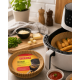 100 Lü Airfryer Kağıdı Yağ Geçirmez Yapışmaz Pişirme Kağıdı