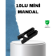 Tekrar Kullanılabilir Poşet Mandalı Siyah 10 Adet