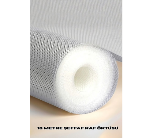 10 Metre Şeffaf Silikonlu Kaymaz Çekmece İçi Düzenleyici