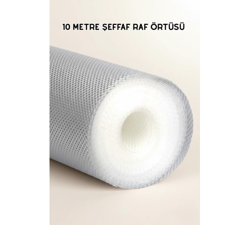 10 Metre Şeffaf Silikonlu Kaymaz Çekmece İçi Düzenleyici