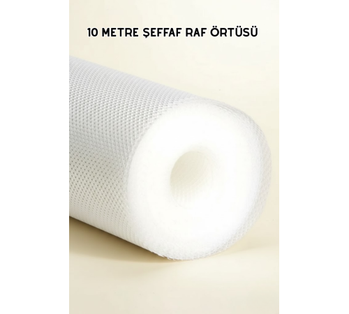 10 Metre Şeffaf Silikonlu Kaymaz Çekmece İçi Düzenleyici
