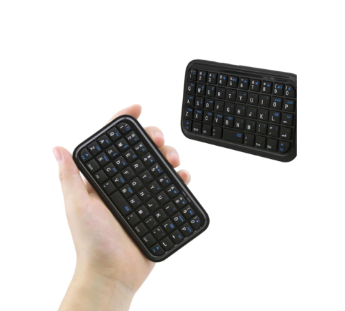 Mini Kablosuz Bluetooth Klavye USB Şarjlı Taşınabilir Klavye